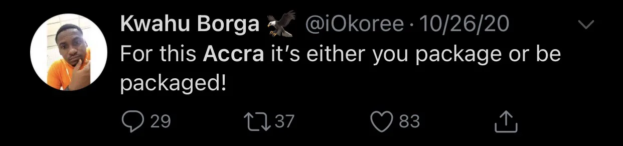 15 Tweets only people who live in Accra can relate to