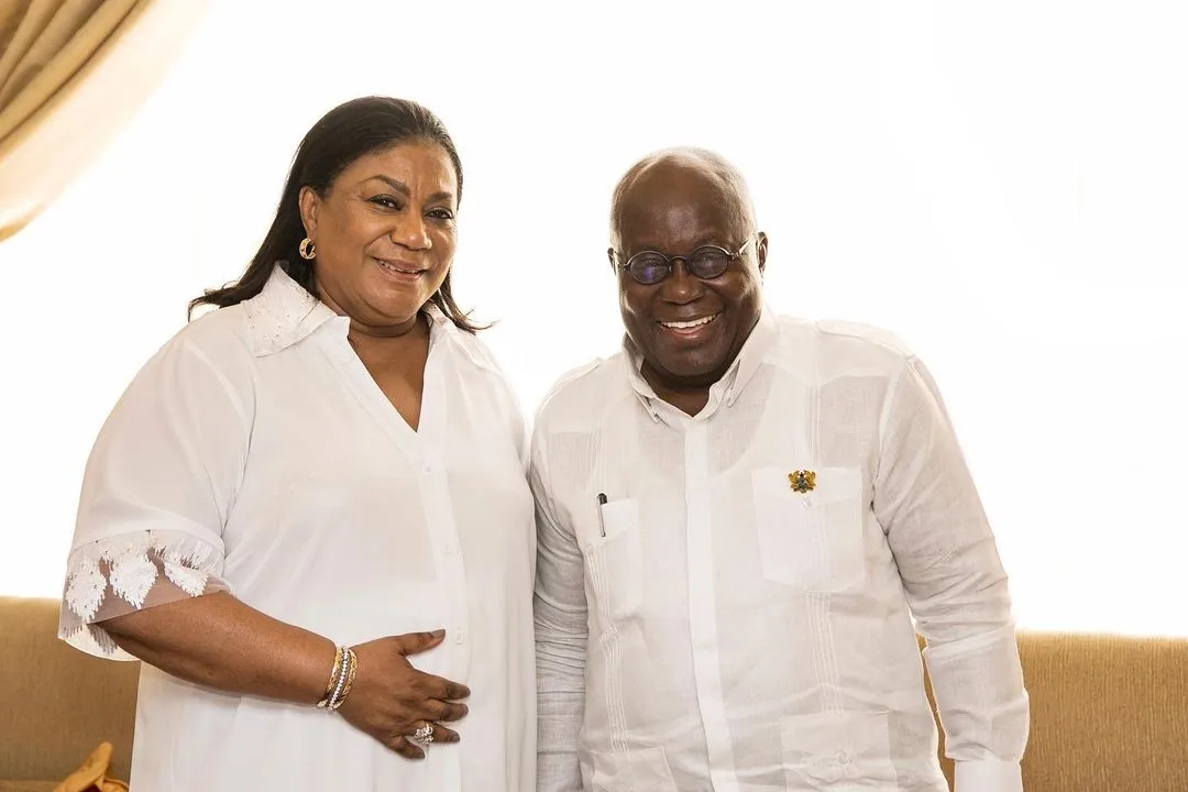 President Akufo-Addo sends a sweet birthday message to his ‘beautiful Rebecca’ as she hits 70