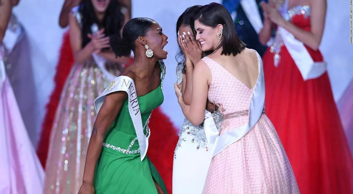 We all need a Miss Nigeria in our lives over her reaction after Miss Jamaica was announced as Miss World 2019