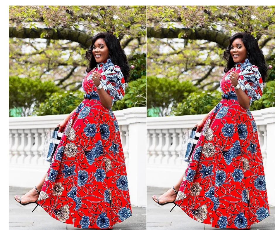 Style Blogger, Akosua Vee looks printastic in her birthday dress