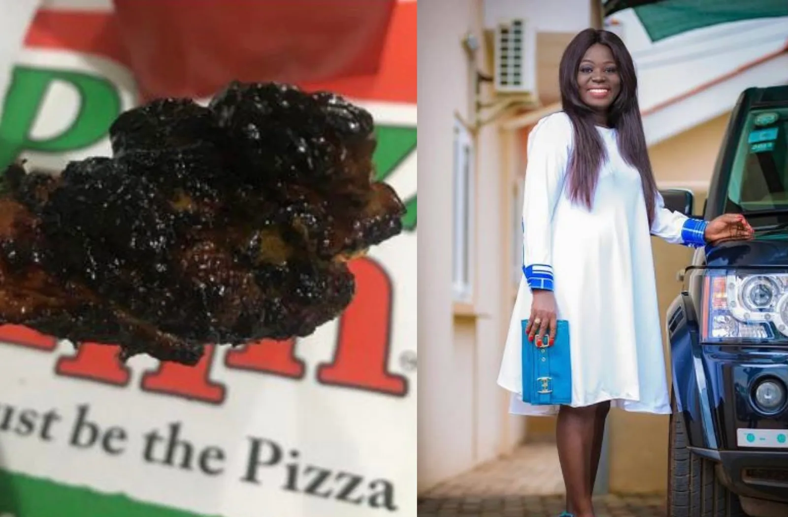Epic Fail: Gifty Bingley fumes at Pizza Inn for sending her burnt chicken
