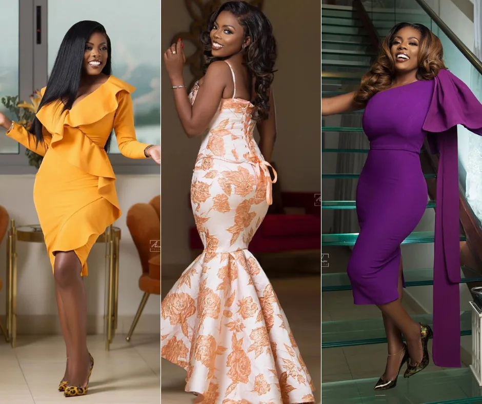 These 5 dresses Nana Aba Anamoah wore for her birthday have been rated A+ by our editors