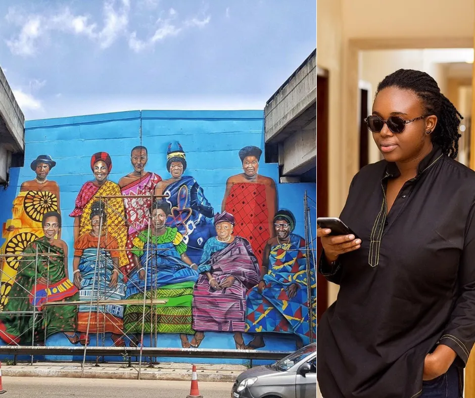 Meet Josephine Kuuire the Ghanaian creative behind the beautiful murals celebrating historic women in Accra