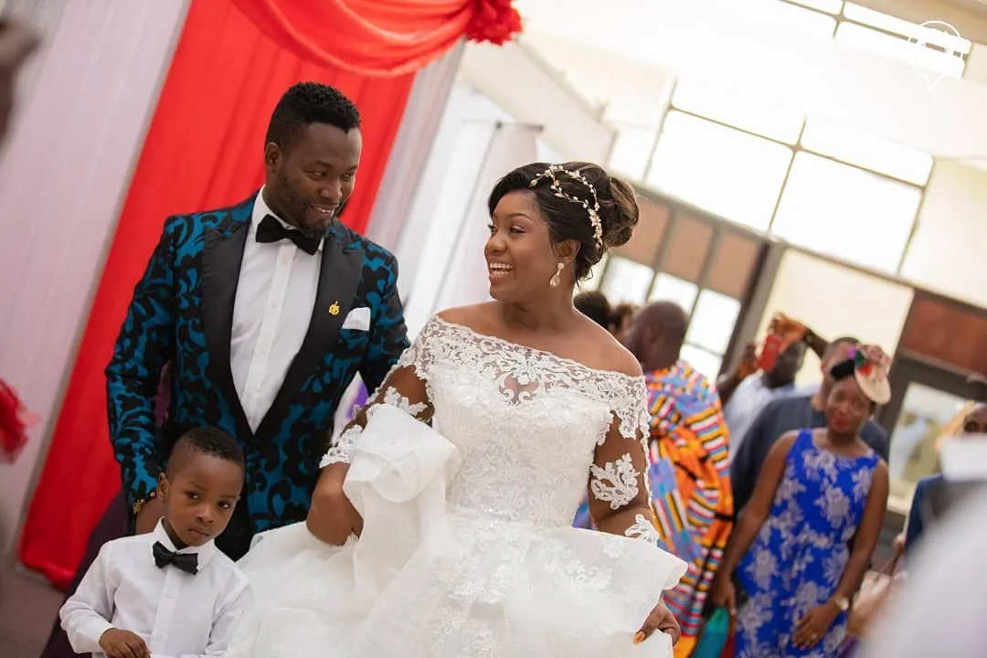 You’ve got to fall in love with these sweet moments from Adjetey Anang and Elom’s marriage renewal