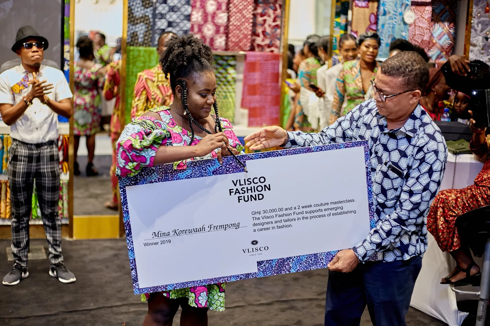 Mina Korewaah Frempong adjudged the winner of the 2019 Vlisco Fashion Fund