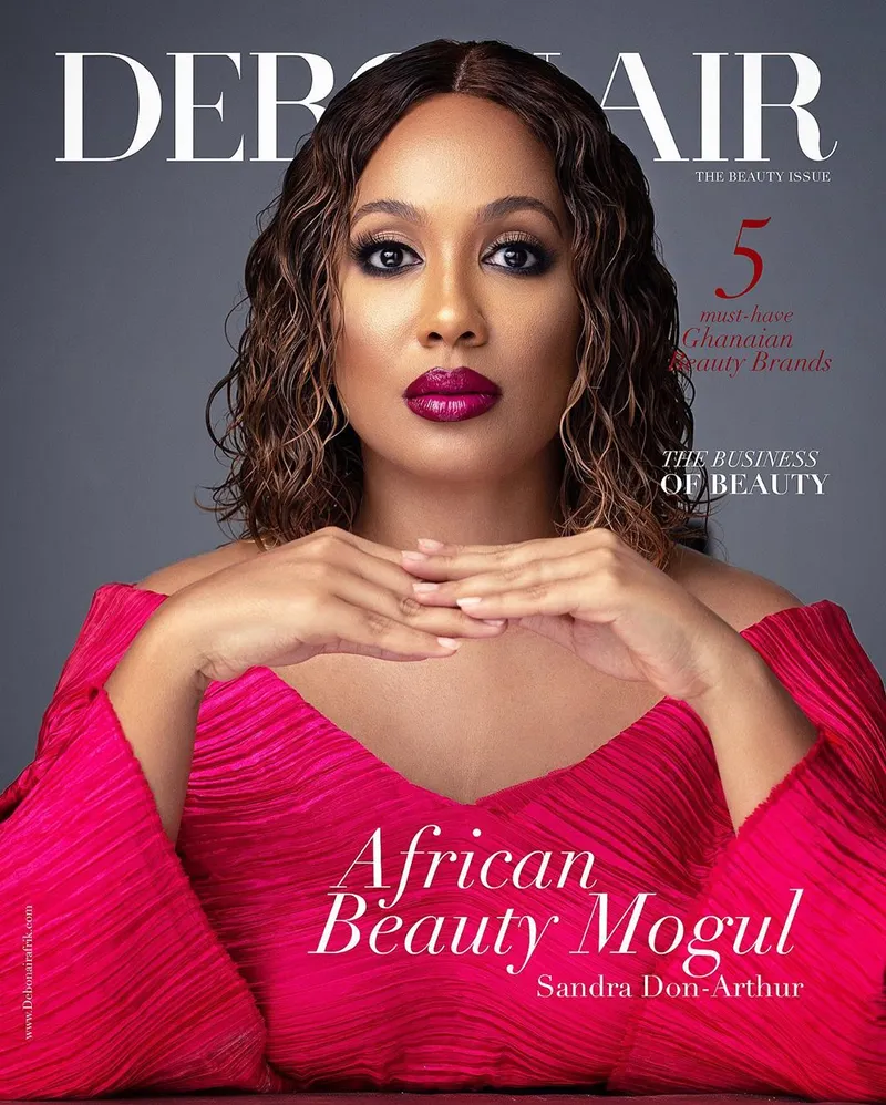 Alexiglam C.E.O, Sandra “Alexandrina” Don-Arthur’s Debonairafrik cover is the beauty content we signed up for