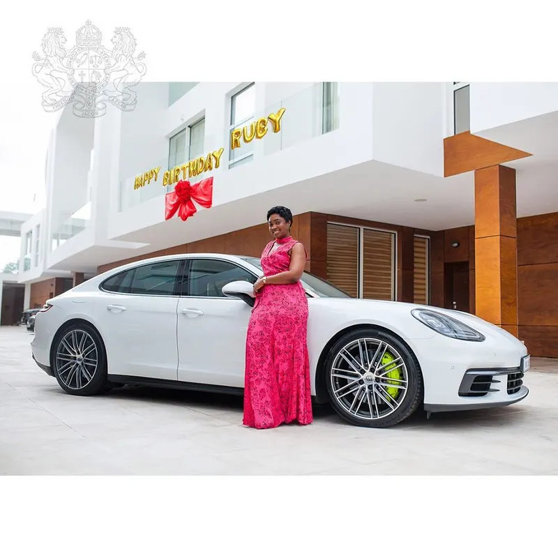 Cheddar gifts wife with mansion and plush car for mother’s day and birthday gif