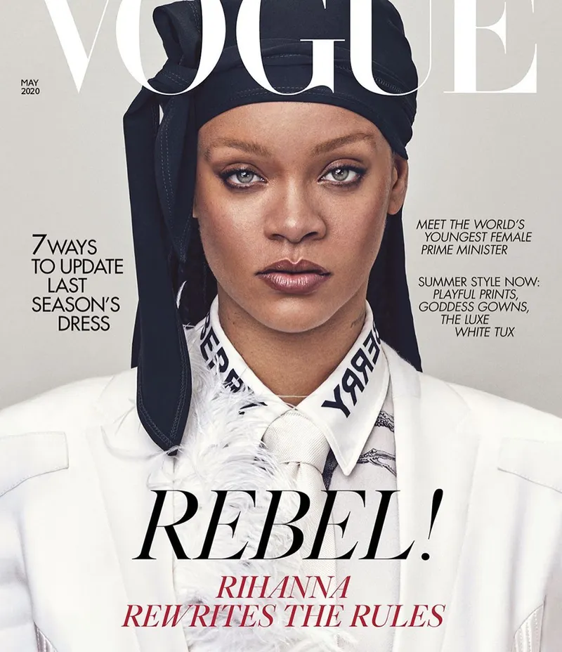 Rihanna wears the iconic Durag for her British Vogue Cover