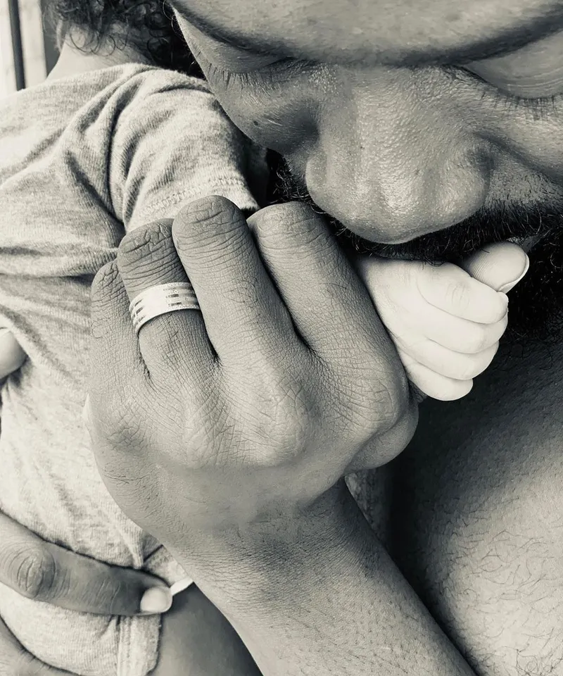 Adekunle Gold & Simi have announced the birth of their first baby with an adorable photo