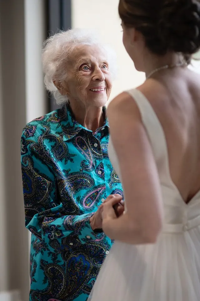 This bride’s grandmother couldn’t make it to her wedding so she flew to her side in an emotional dress reveal